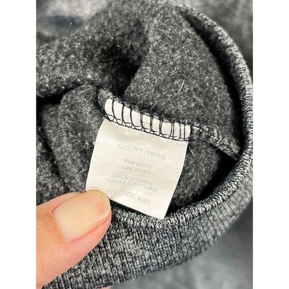 Swiss Cross men’s large gray zip up hoodie sweatshirt fleece lined pockets exc - Picture 5 of 12